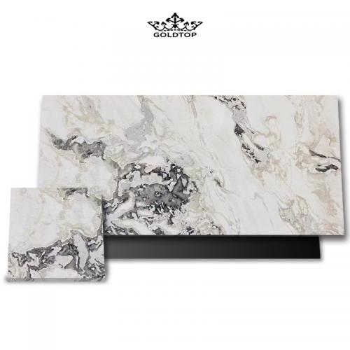 Picasso White Marble Tile