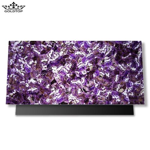 Purple Crystal Semi-precious Stone