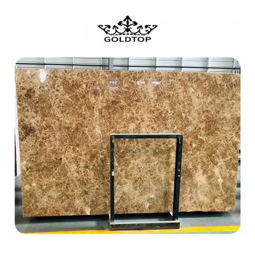 Light Brown Marble Crystal Slabs