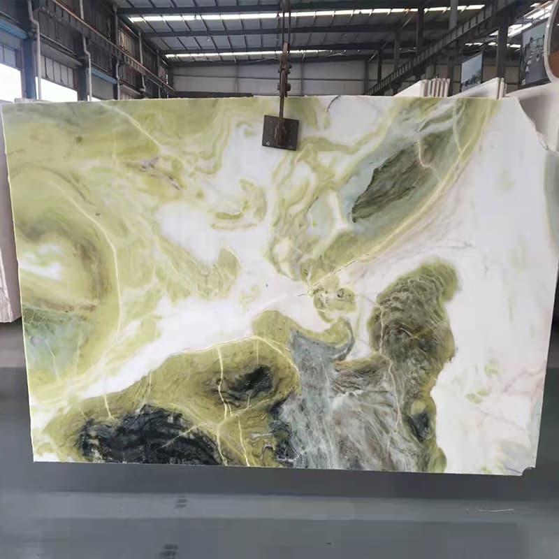 Green Wizard of Oz Marble Slabs