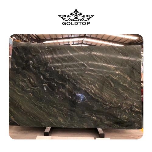 Green silk marble slabs