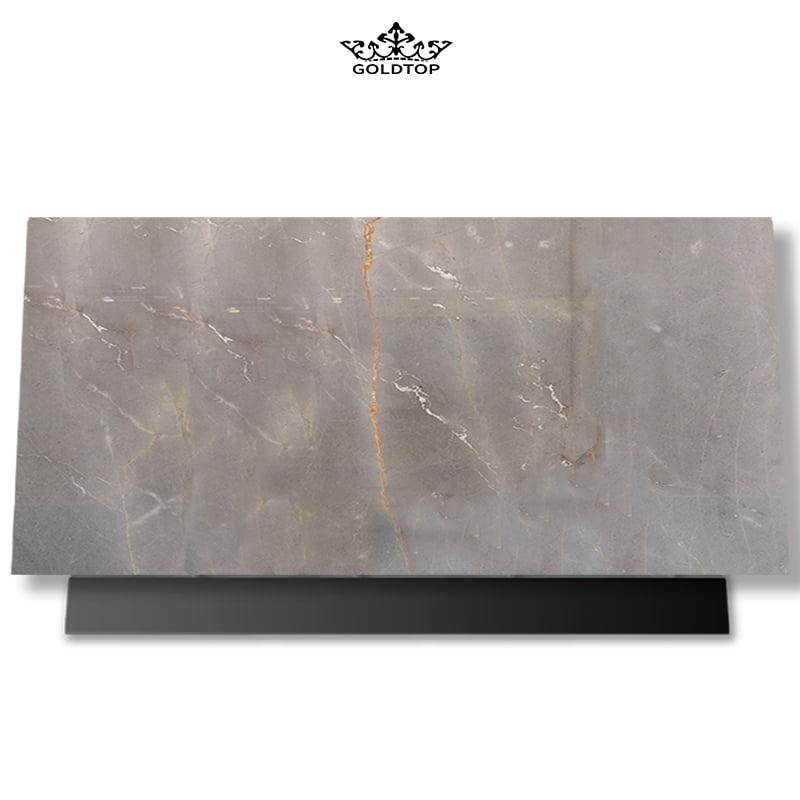 Louren grey gold marble slab countertops