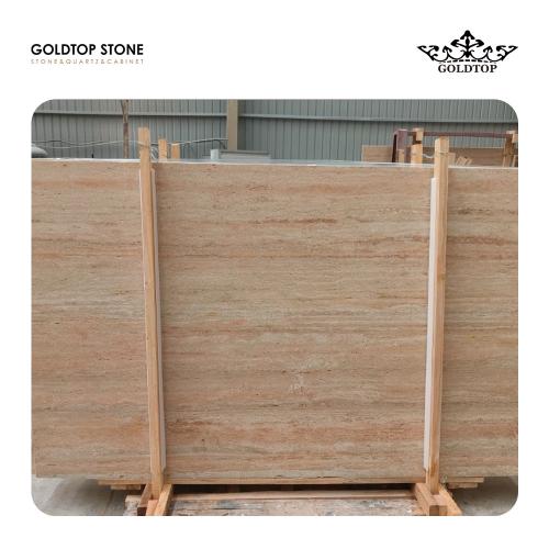 Iranian pink travertine