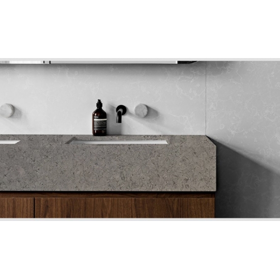 4078 Bianco Drif Marble Quartz