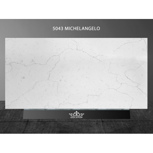 5043 Michelangelo White Calacatta Quartz