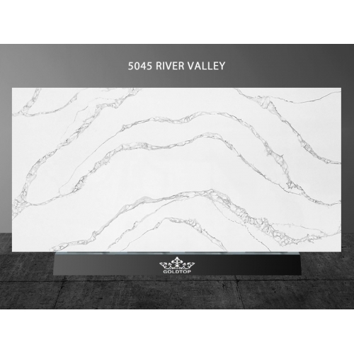 5045 River Valley White Calacatta Quartz