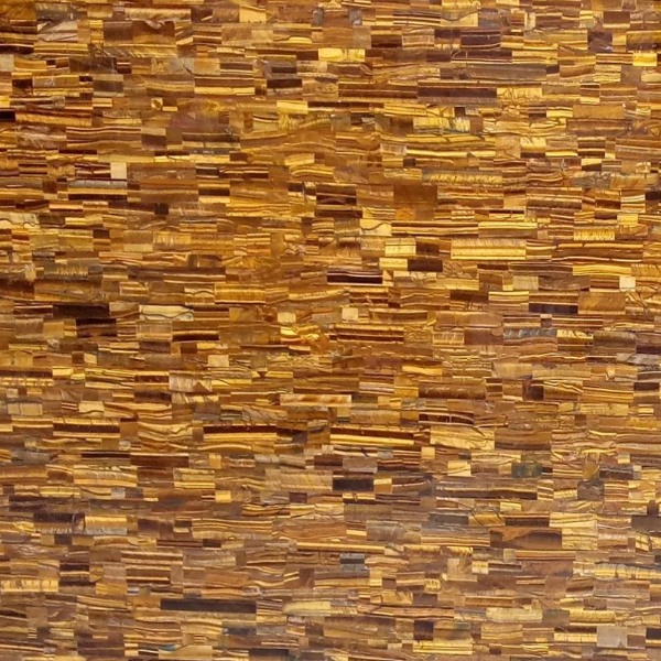 Piedra de ojo de tigre azul amarillo