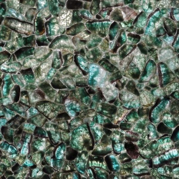 Piedra semipreciosa de fluorita verde