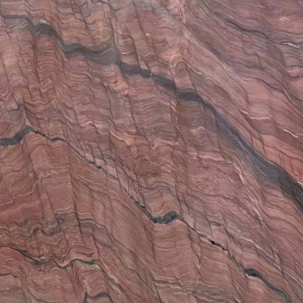 Cuarcita de seda roja