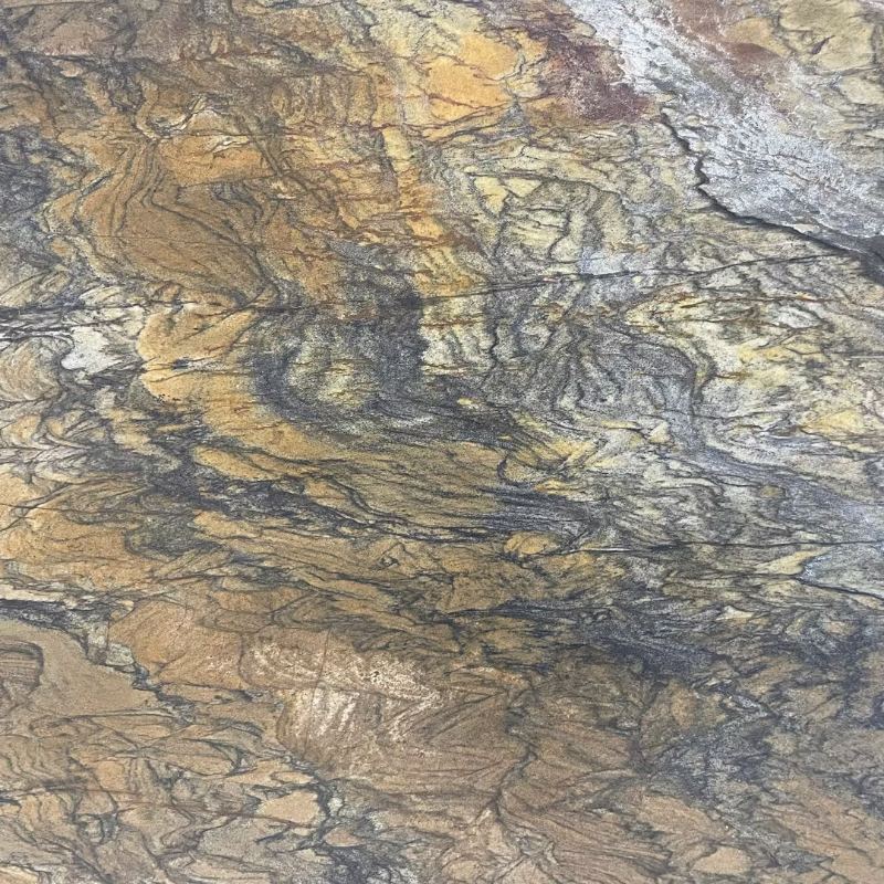 Montaña y agua corriente