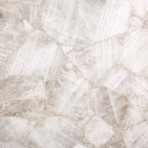 Piedra semipreciosa de cristal blanco